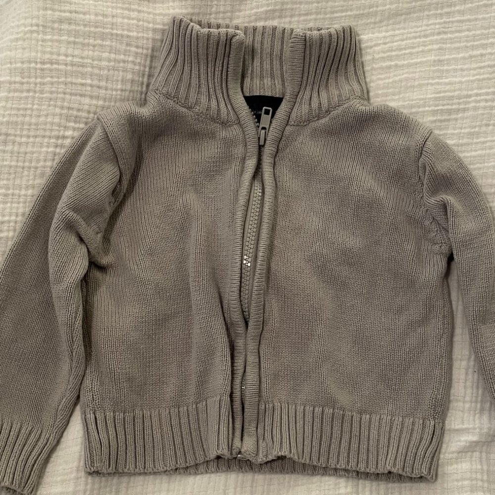Boys Knit Zipper Cardigan Size 2T